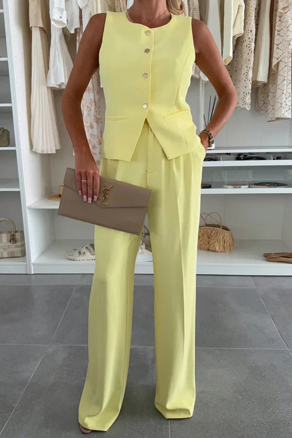 EVELIEN™ Mouwloze Co-ord Set