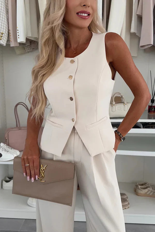 EVELIEN™ Mouwloze Co-ord Set