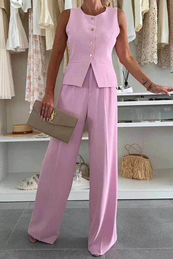 EVELIEN™ Mouwloze Co-ord Set