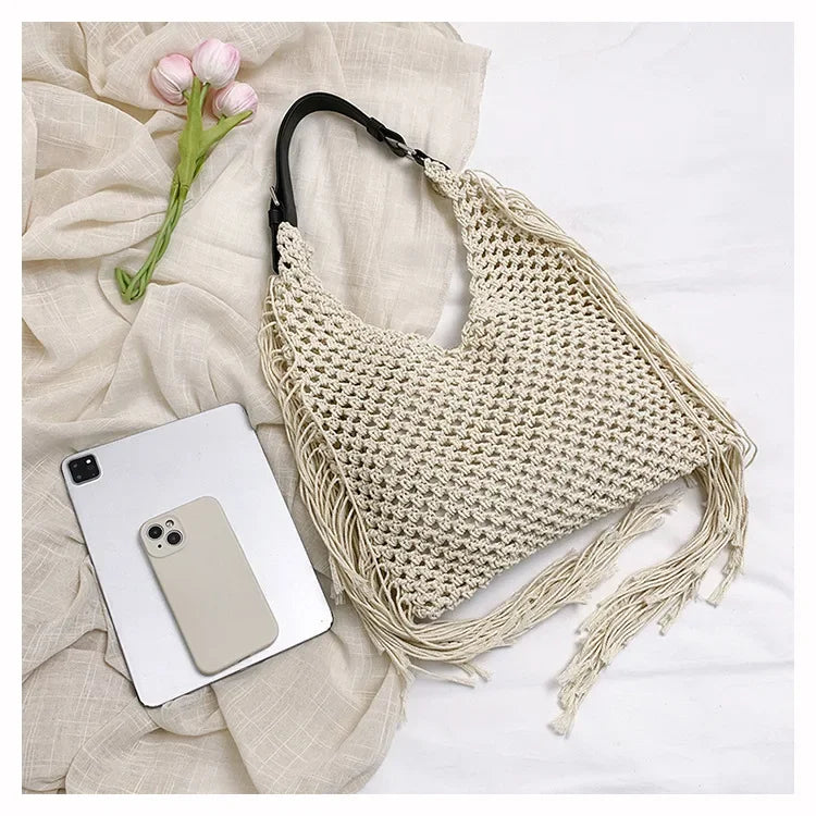 LORA™ Boho Stijl Schoudertas