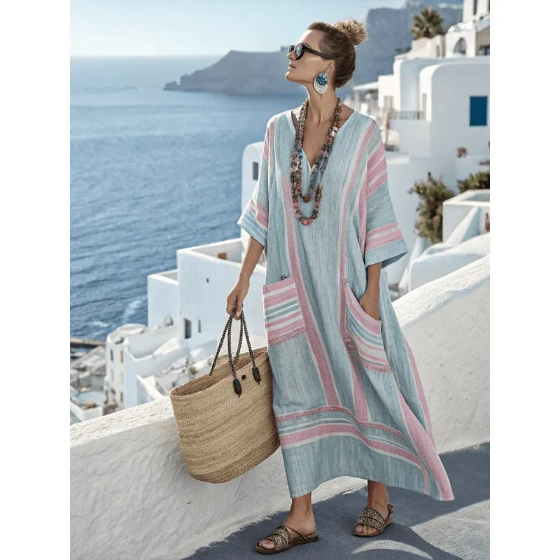 CHAR™ Boho Stijl Maxi Jurk