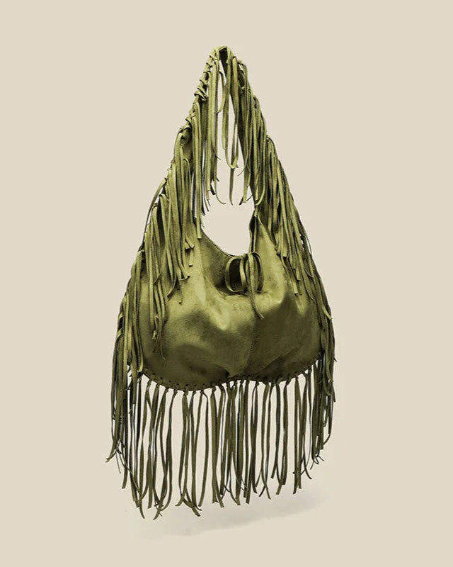 ZINA™ Boho Stijl Suede Schoudertas