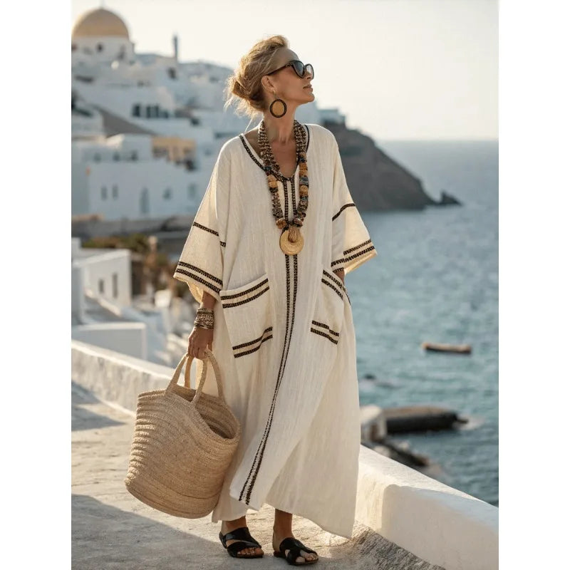 CHAR™ Boho Stijl Maxi Jurk