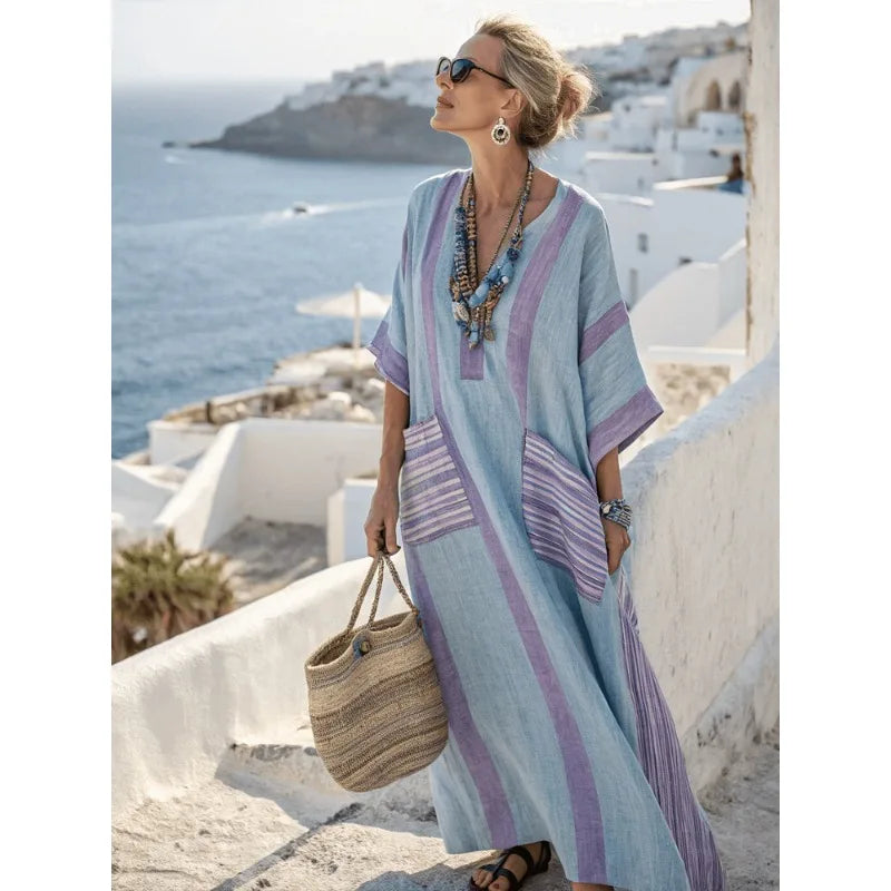 CHAR™ Boho Stijl Maxi Jurk