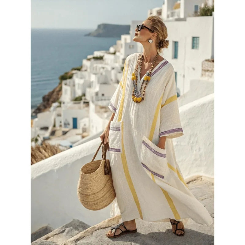 CHAR™ Boho Stijl Maxi Jurk