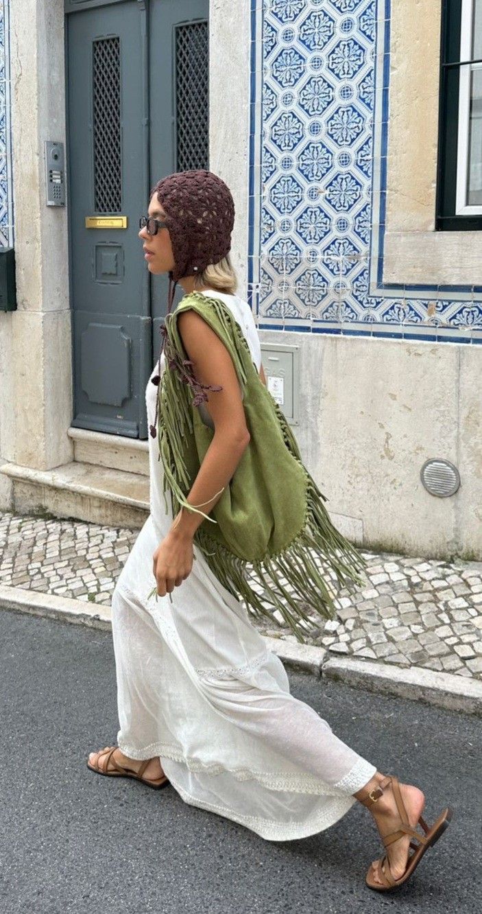 ZINA™ Boho Stijl Suede Schoudertas