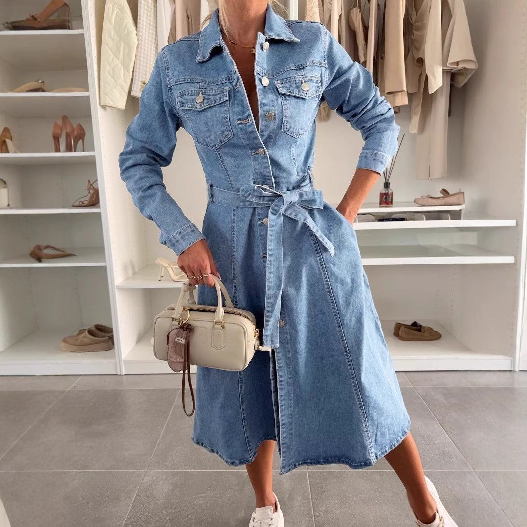 NADIA™ Maxi Denim Jurk